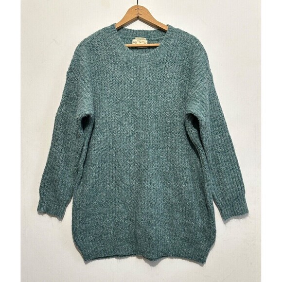Denim & Supply Ralph Lauren Sweaters - Ralph Lauren Denim Supply Ribbed Teal Womens Wool Mohair Blend Sweater Sz M